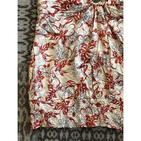 Bebe Vintage Y2K Silk Chain Neck Halter Top Pink Large Keyhole New w/tags RARE - Picture 10 of 11